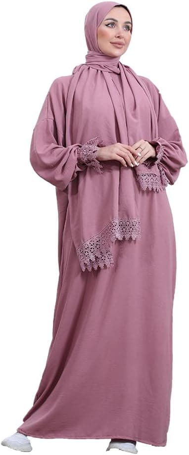 East West Souk Crepe Prayer Abaya Set - Image 1