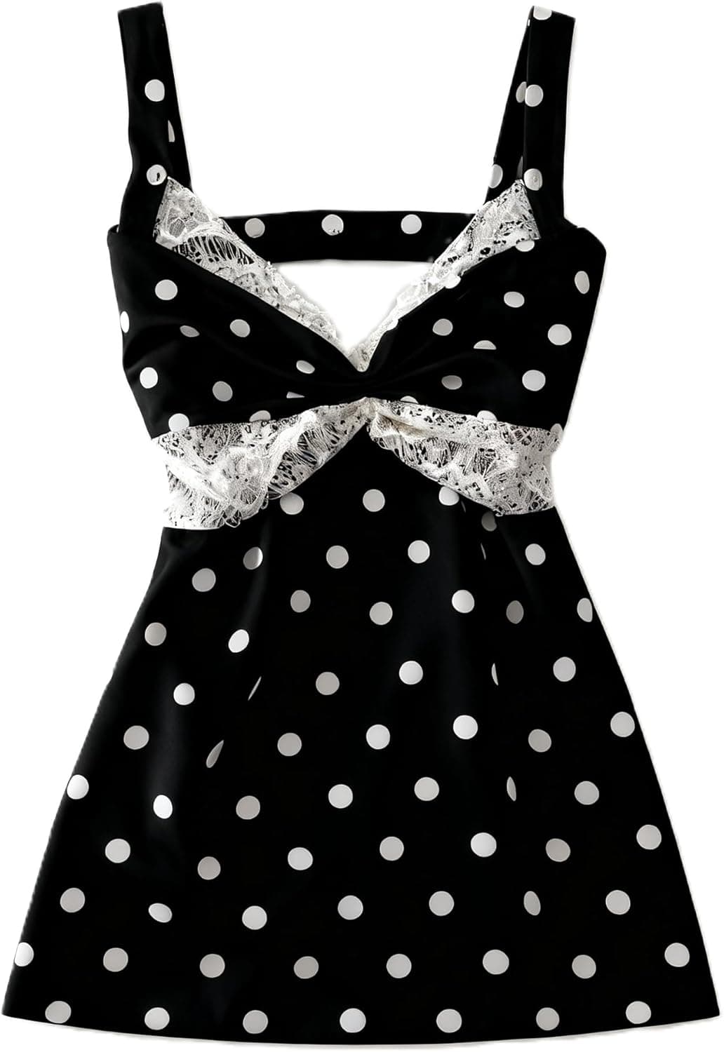 Amiblvowa Vintage Lace Camisole Tank - Grunge Aesthetic Top - Image 1