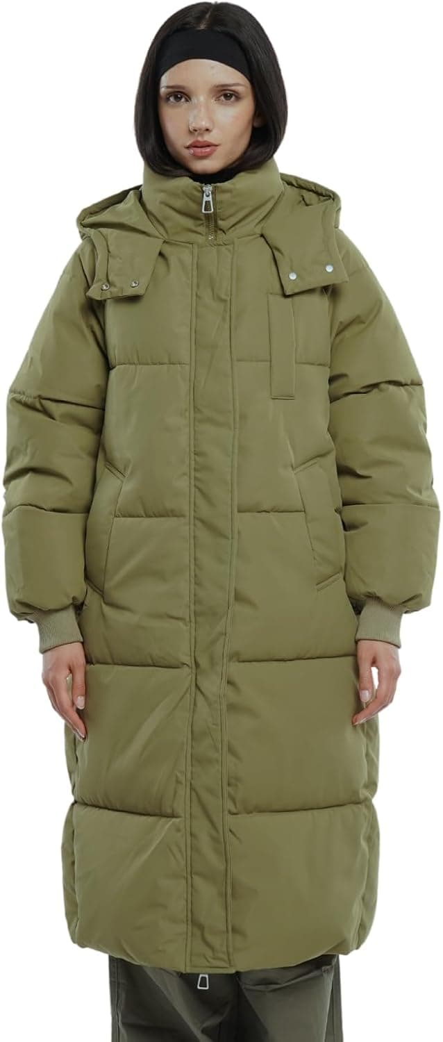 PUFFIT Longline Hooded Puffer Jacket - Women's Winter Coat - Image 1