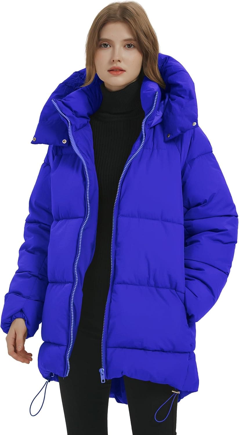 PEHMEA Mid-Length Hooded Puffer Jacket - Image 1