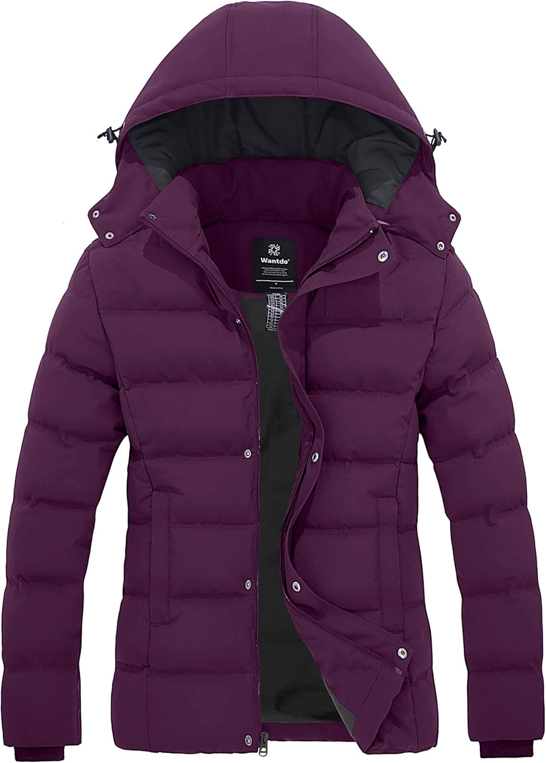 Wantdo Quilted Puffer Jacket with Removable Hood - Image 1