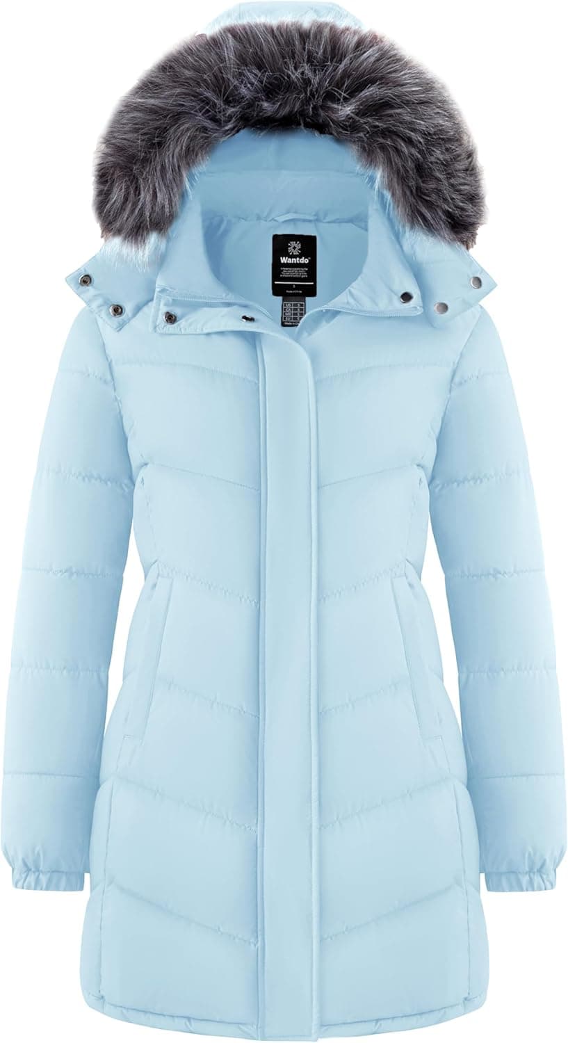 Wantdo Women's Hooded Quilted Puffer Coat - Winter Warmth Collection - Image 1