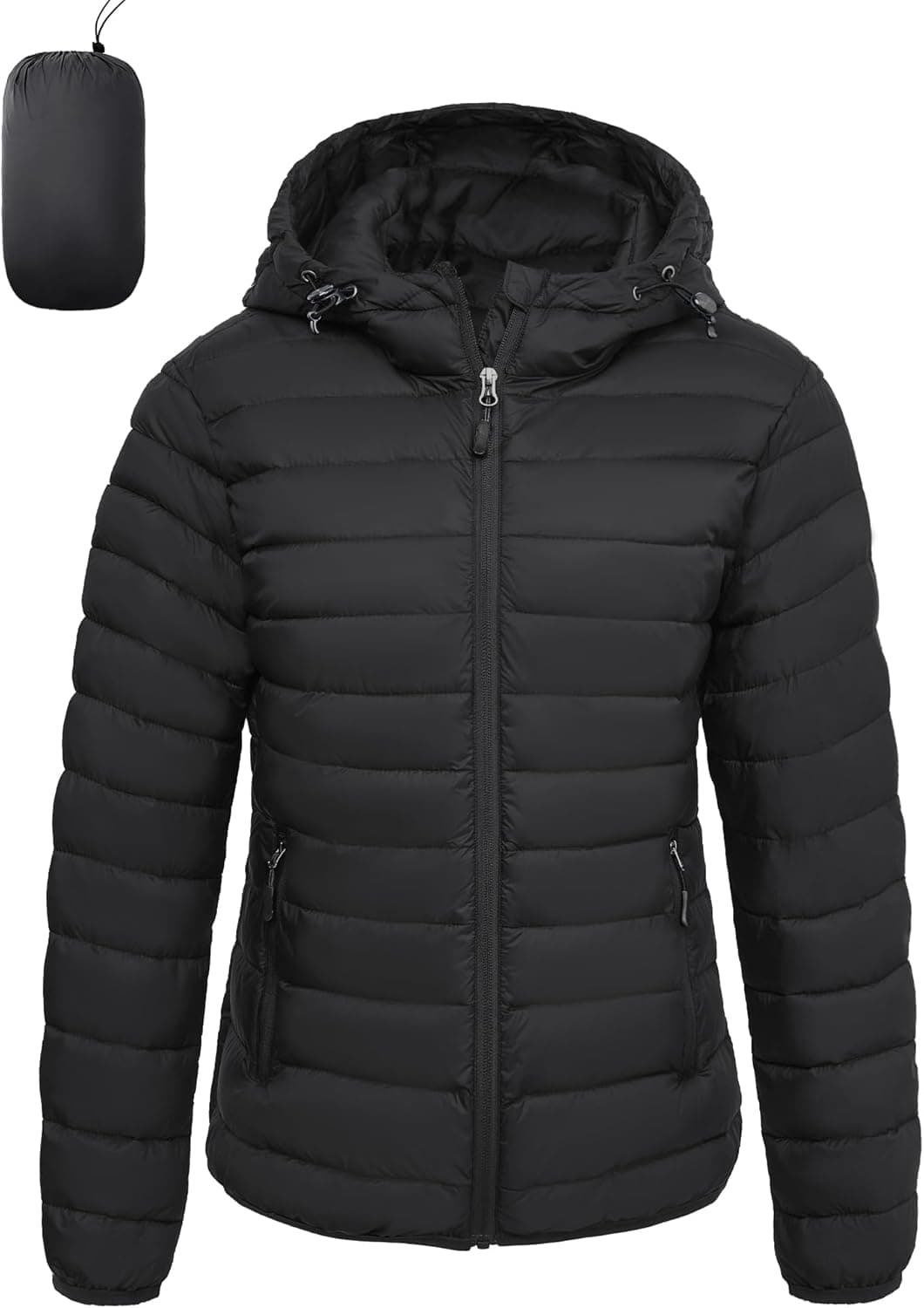 LZACTOIN-X Packable Quilted Puffer Jacket - Travel Ready Warmth - Image 1