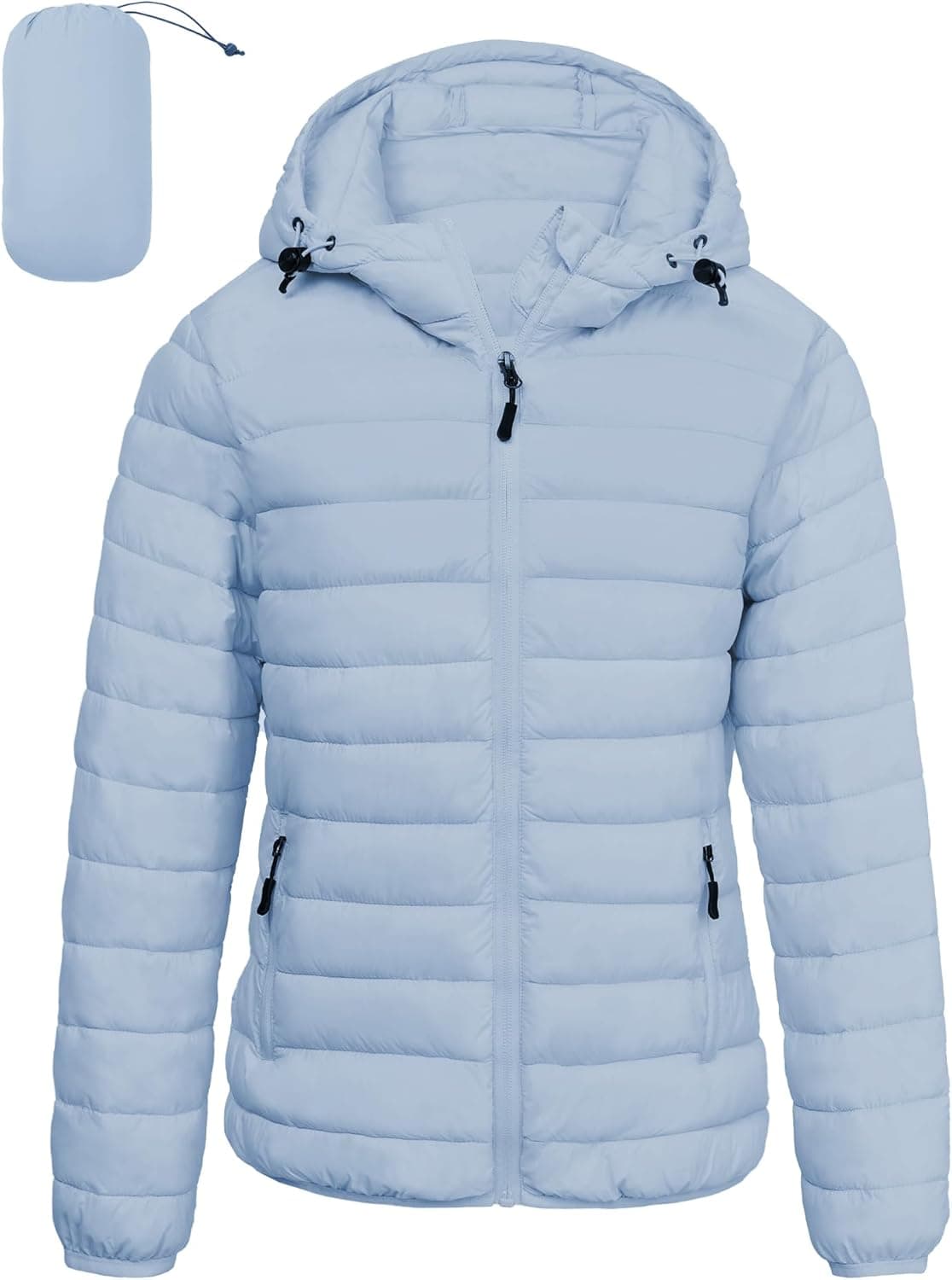 LZACTOIN-X Packable Quilted Puffer Jacket - Lightweight Winter Coat - Image 1